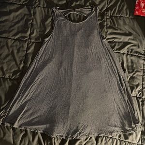 Black and white stripped American Eagle dress